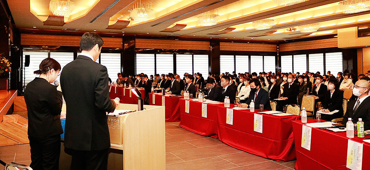 経営方針発表会のようす１